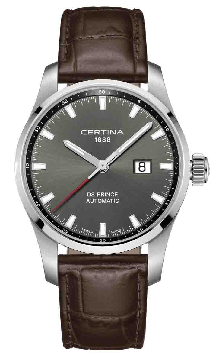 Certina leather strap C0084261608100A 21/18mm without buckle (brown)