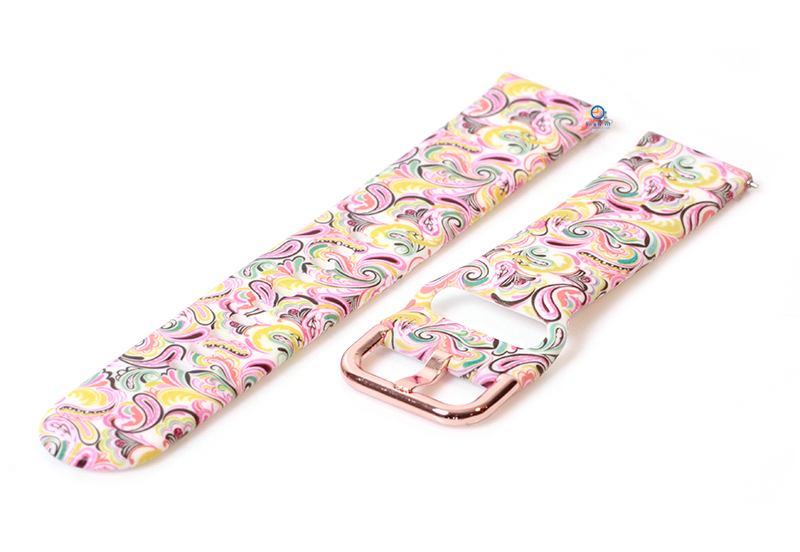 Samsung Galaxy Watch Active 2 watchstrap festival print