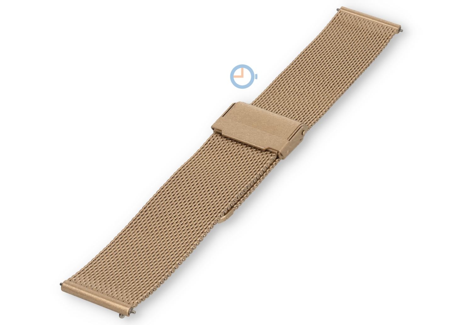 Mesh strap with Quick Switch - 20mm - champagne
