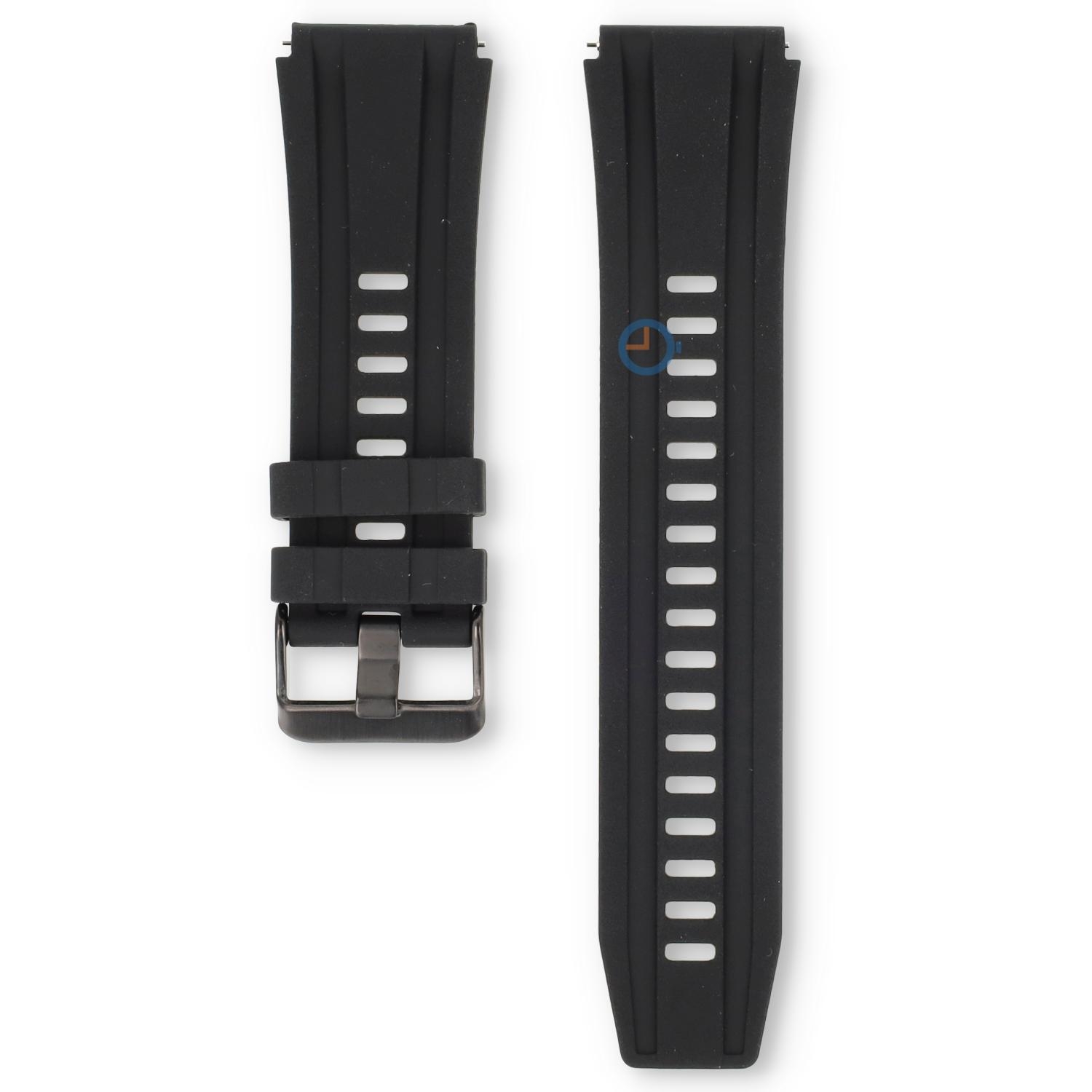 Soft silicone strap Huawei Watch Ultimate - black