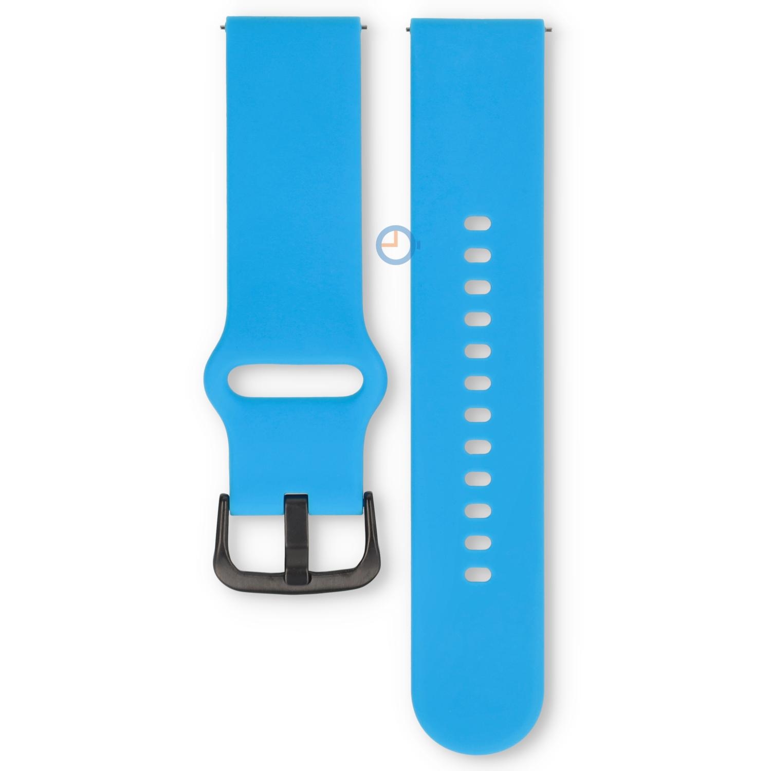 Ice Smart 1.0 & 2.0 (1.96)/ Ice Fit strap - 22mm - Blue Tintin - black bkl