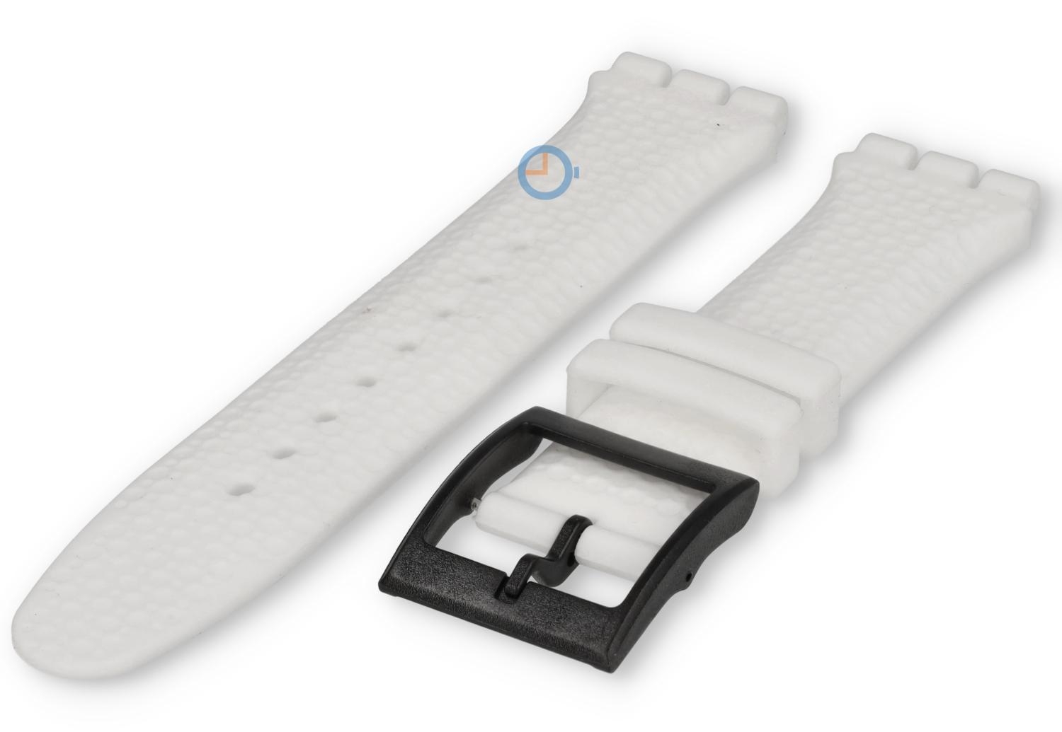 Swatch watchstrap 19.70mm white
