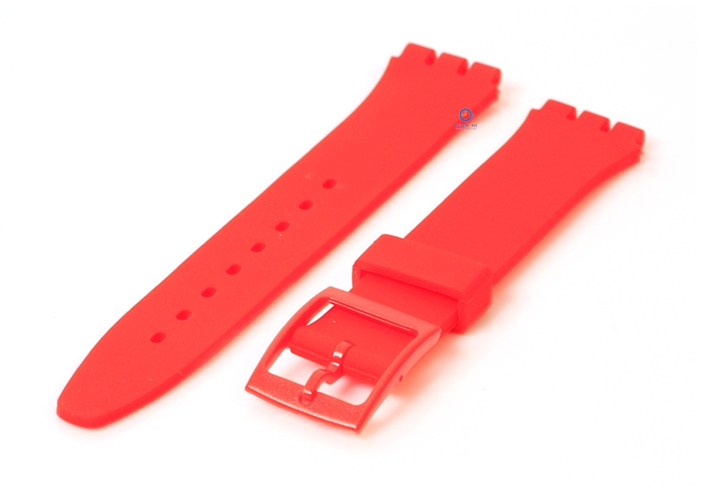 Swatch Gent watch strap 16mm red