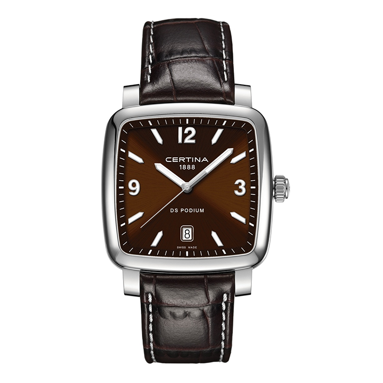 Certina leather strap C0255101629700A 21/18mm brown