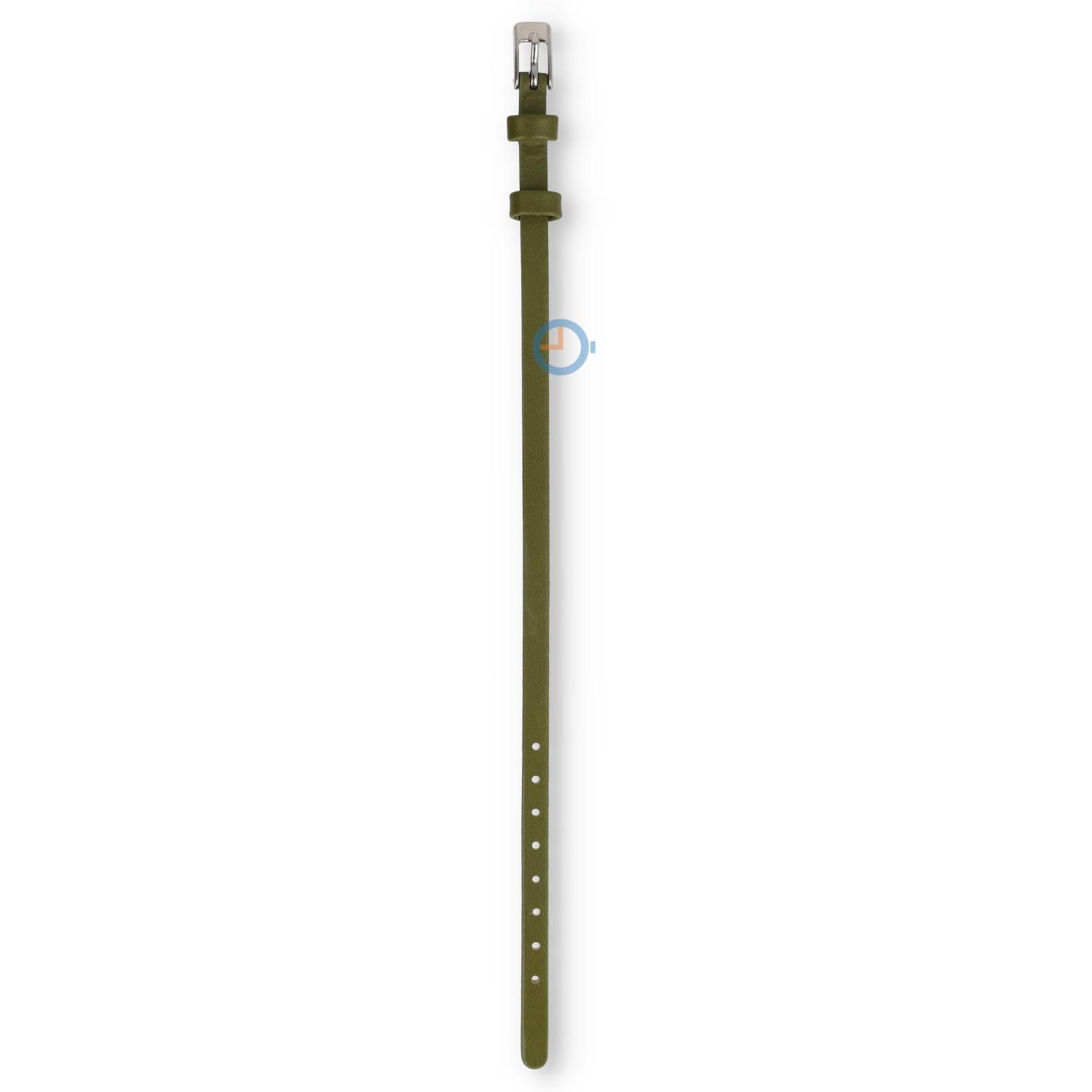 One-piece leather strap - 6mm - avocado