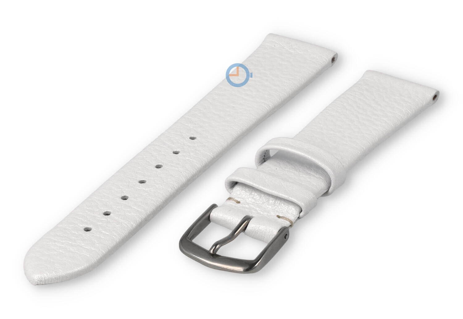 Seamless strap 16mm - shimmer white