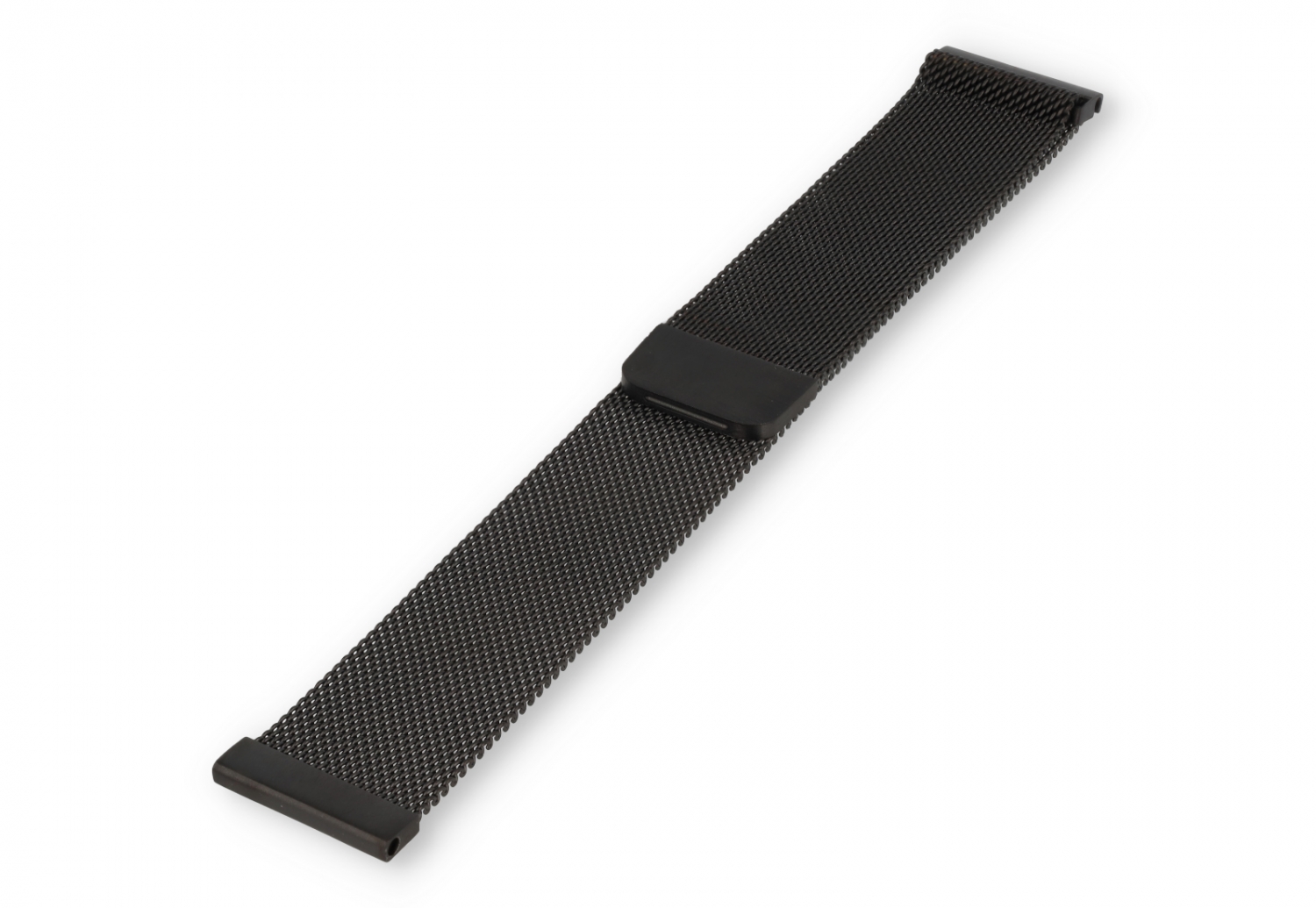 Milanese 22mm horlogeband - zwart