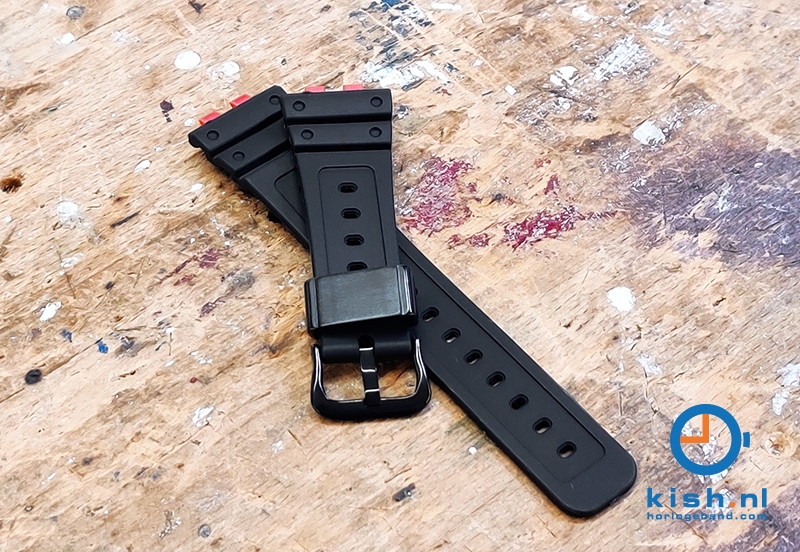 Casio G-Shock GMW-B5000 horlogeband rubber - zwart