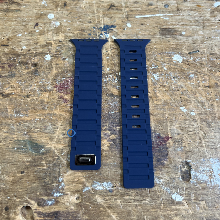 Siliconen bandje Apple 41mm - Navy