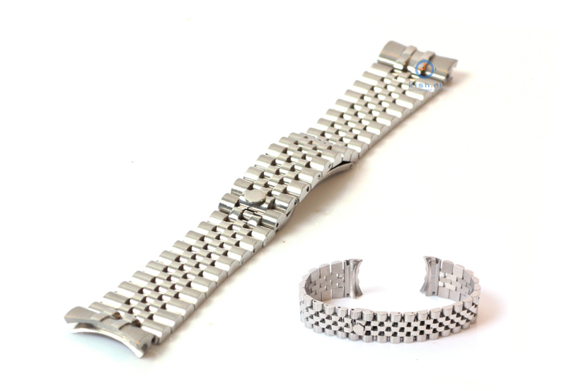 Rolex style watchstrap 20mm stainless steel