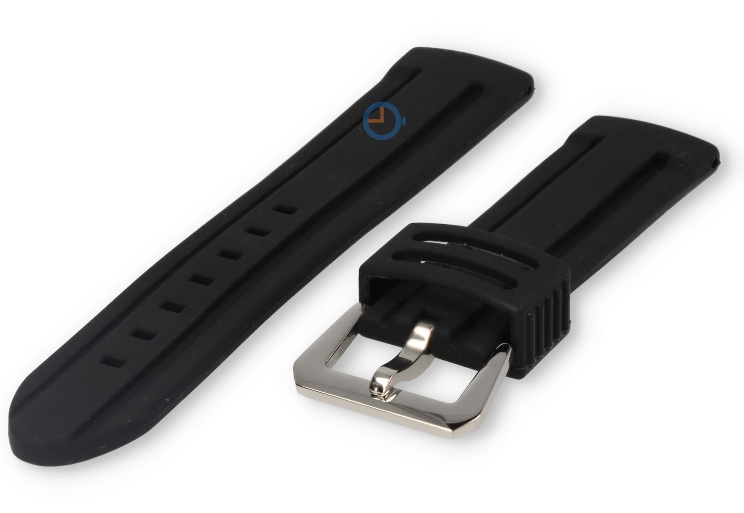 Waterproof watch band - 22mm black