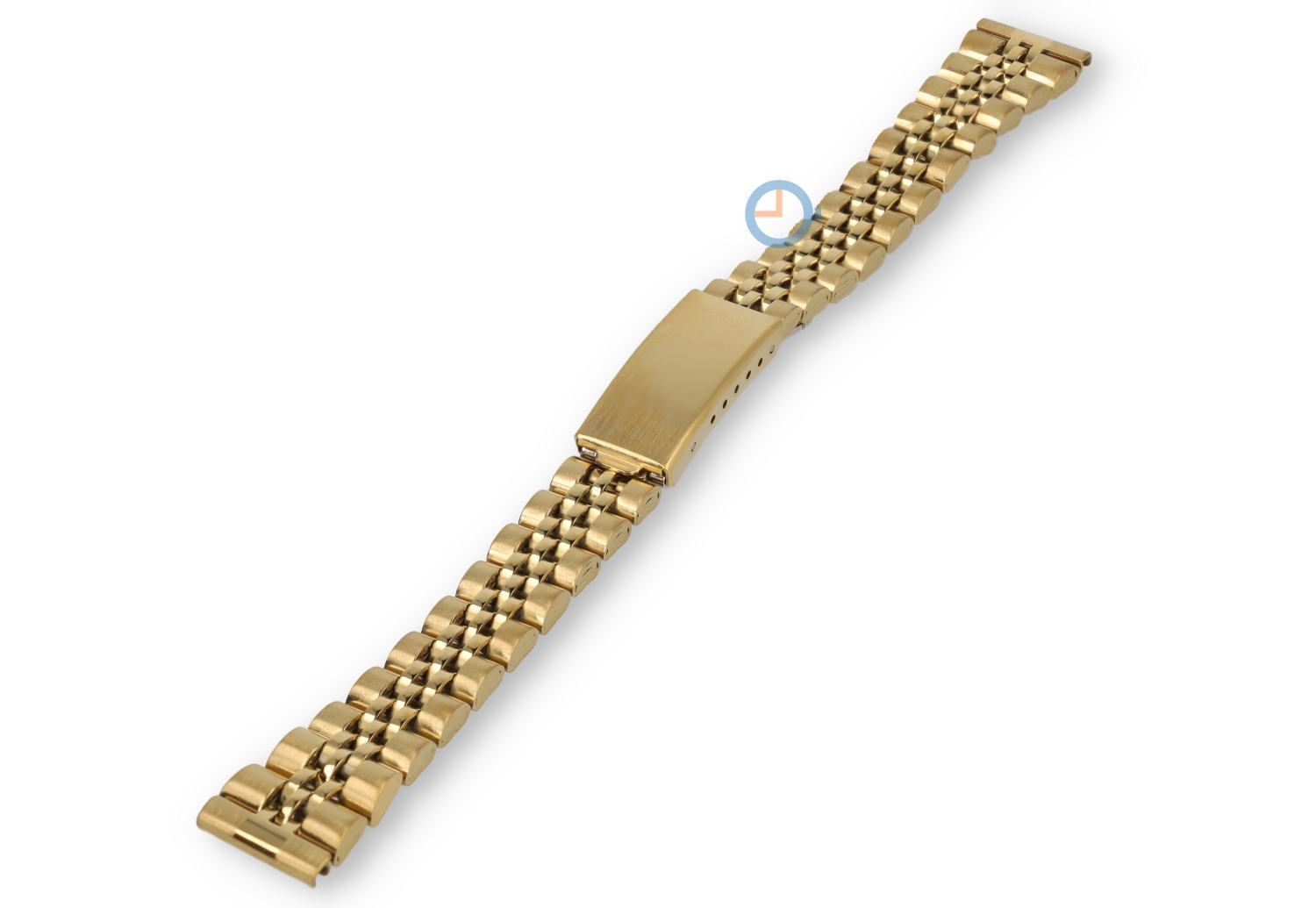 Watch band 14mm steel gold - Links