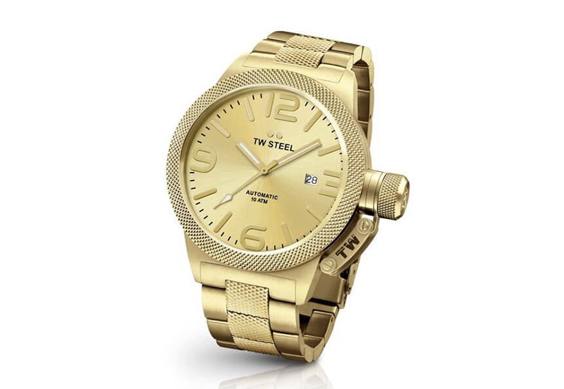TW Steel Canteen bracelet CB105 watch strap gold - 22mm