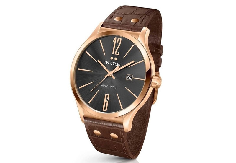 TW Steel Slim Line TWA1312  watch strap brown - 22 mm