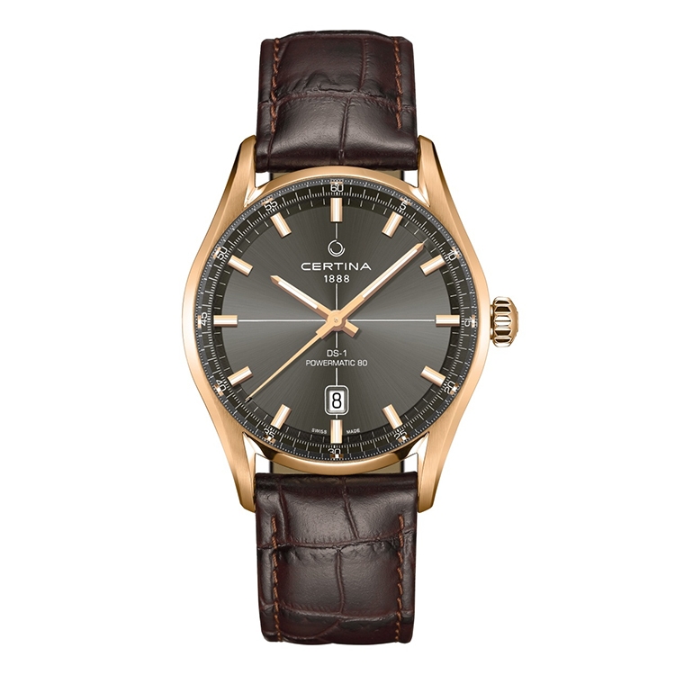 Certina leather strap C0294073608100A 21/18mm without buckle (brown)