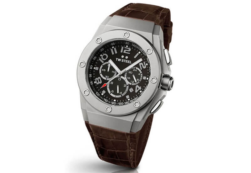TW Steel CEO Tech CE4014 watch strap brown XL - 32mm