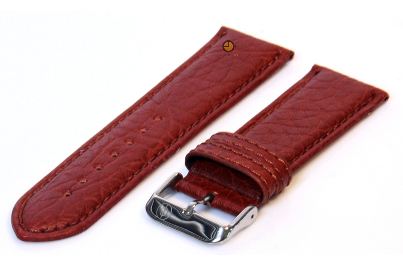 Watchstrap 22mm classic brown leather