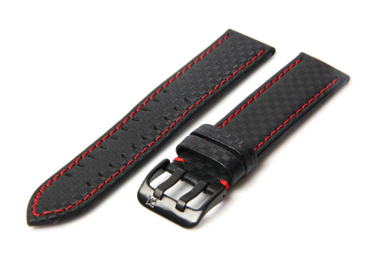 Watchstrap 20mm carbon black