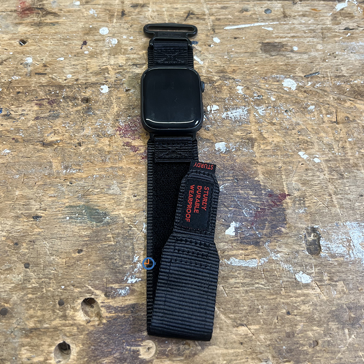 Sturdy Durable horlogeband Apple Watch 41mm - Zwart