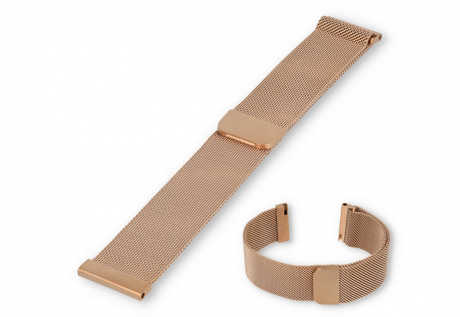 Mesh 20mm watch strap - rosegold