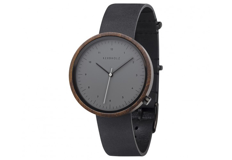 Kerbholz Heinrich watchstrap sandalwood/midnight black