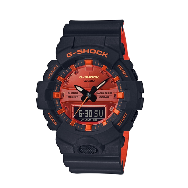 Watch strap G-Shock GA-800BR-1A
