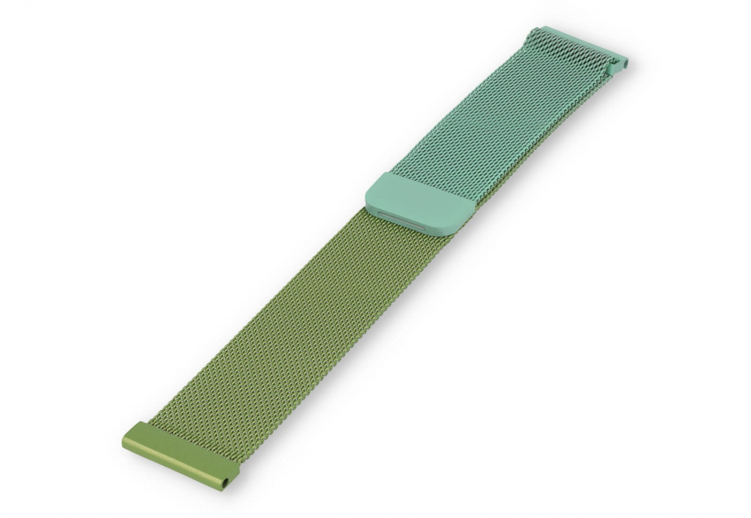 Milanese 22mm horlogeband - groen/mintgroen