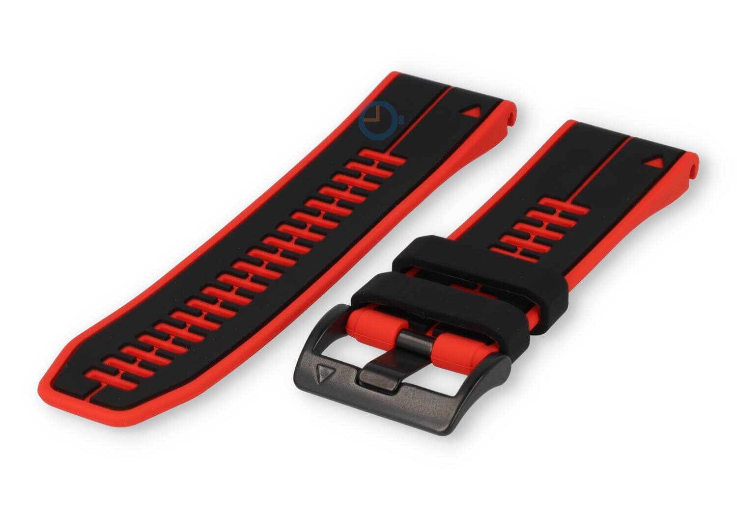 Garmin Fenix 7X watch band rubber - Red/black