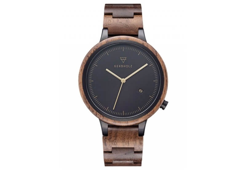 Kerbholz Lamprecht wristband - Walnut Gold
