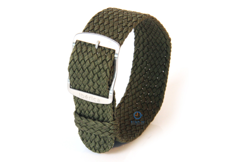Watchstrap 22mm nylon green