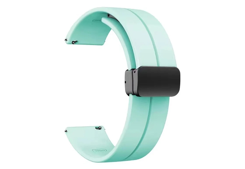 Durable silicone strap 18mm - minty