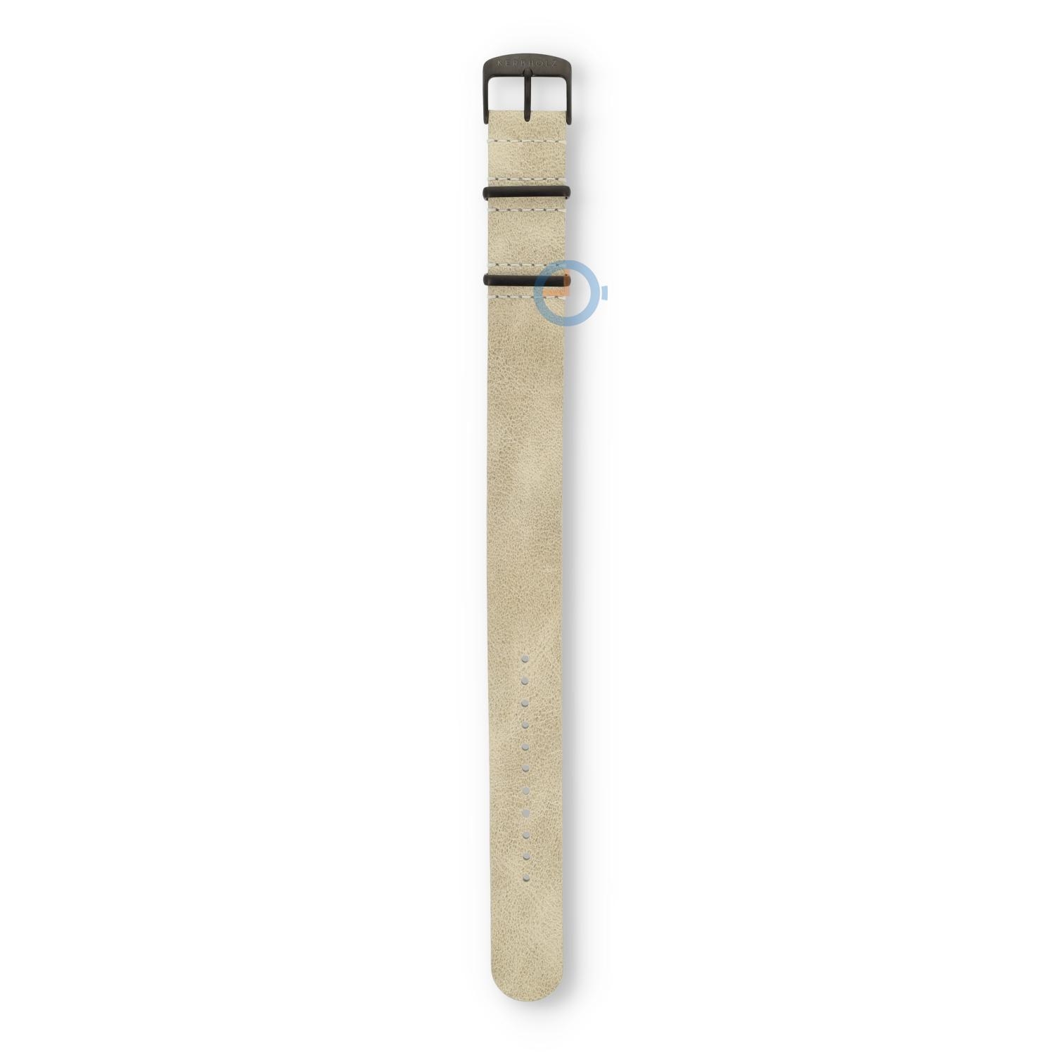 Kerbholz Heinrich Walnut Sand watch strap