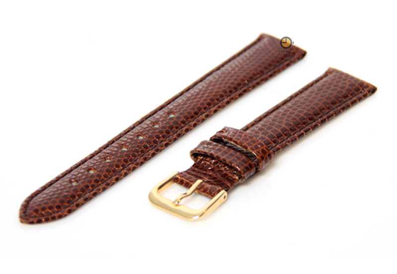 Watchstrap 20mm brown (lizard)
