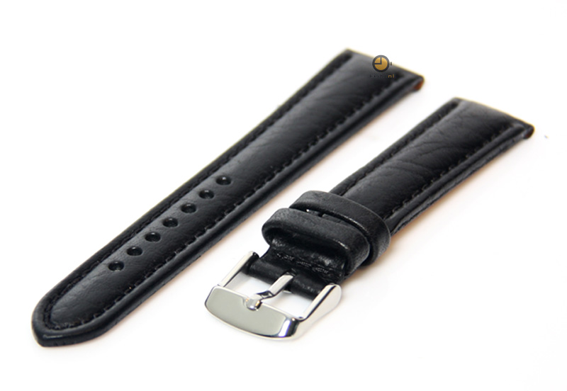 Watchstrap 24mm black (calb)