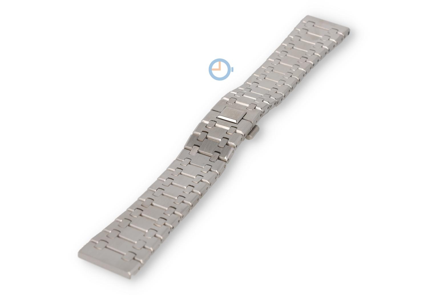 22mm steel watch strap silver - Audemars Piguet look