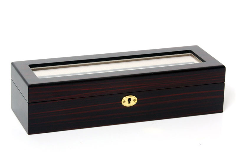 Watchbox wood 6 watches