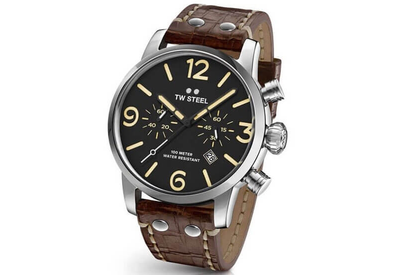 TW Steel Maverick MS4 watch strap black - 24mm