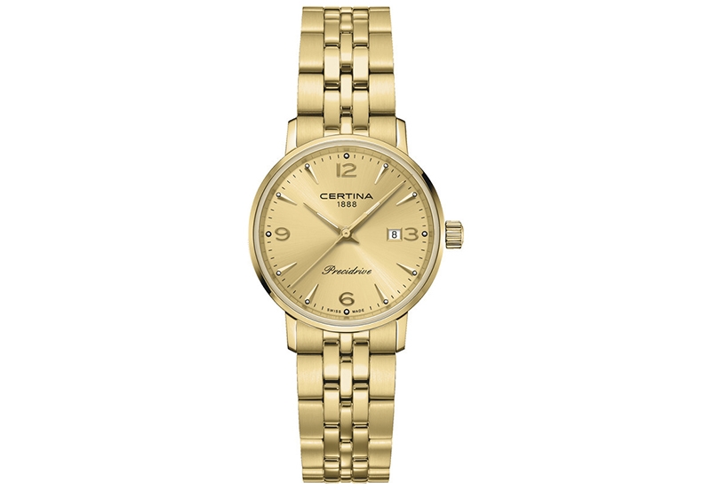 Certina stainless steel strap C0352103336700A geel