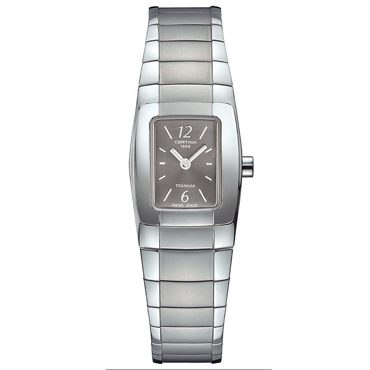 Certina strap C32271571266A grey titanium