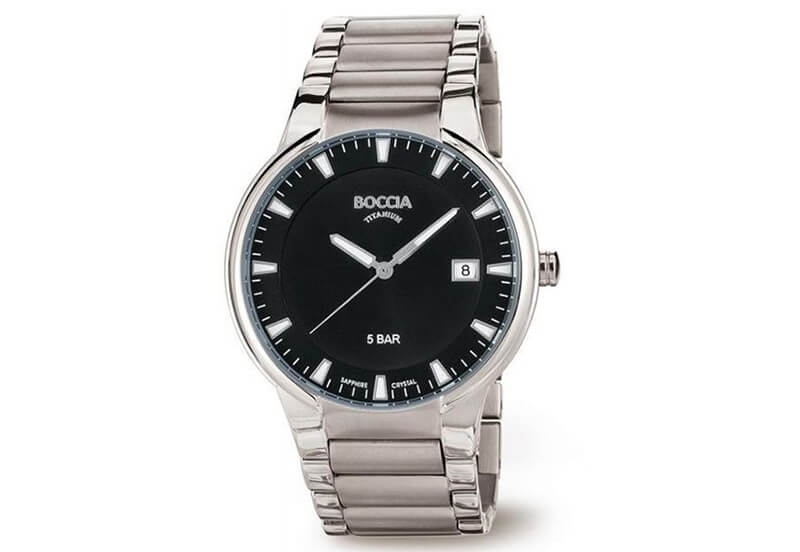 Boccia 3629-01 watch band titanium