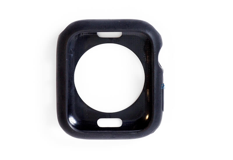 Apple Watch case black rubber - 44mm