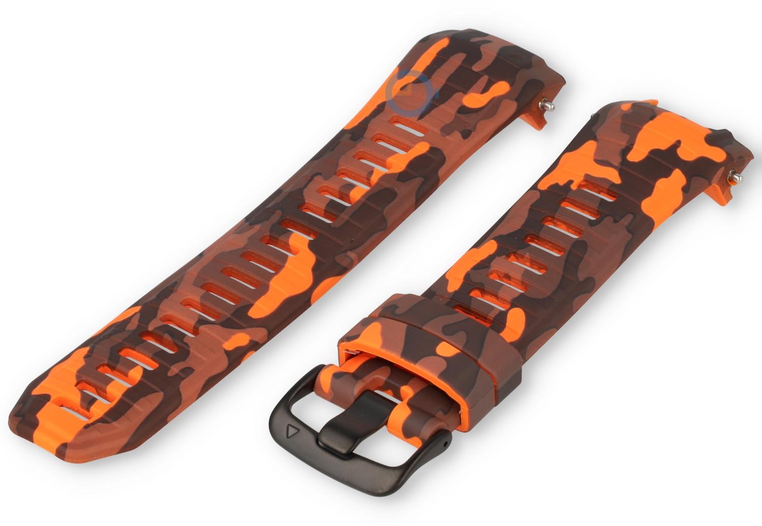Garmin Instinct 2X watch strap - camouflage orange