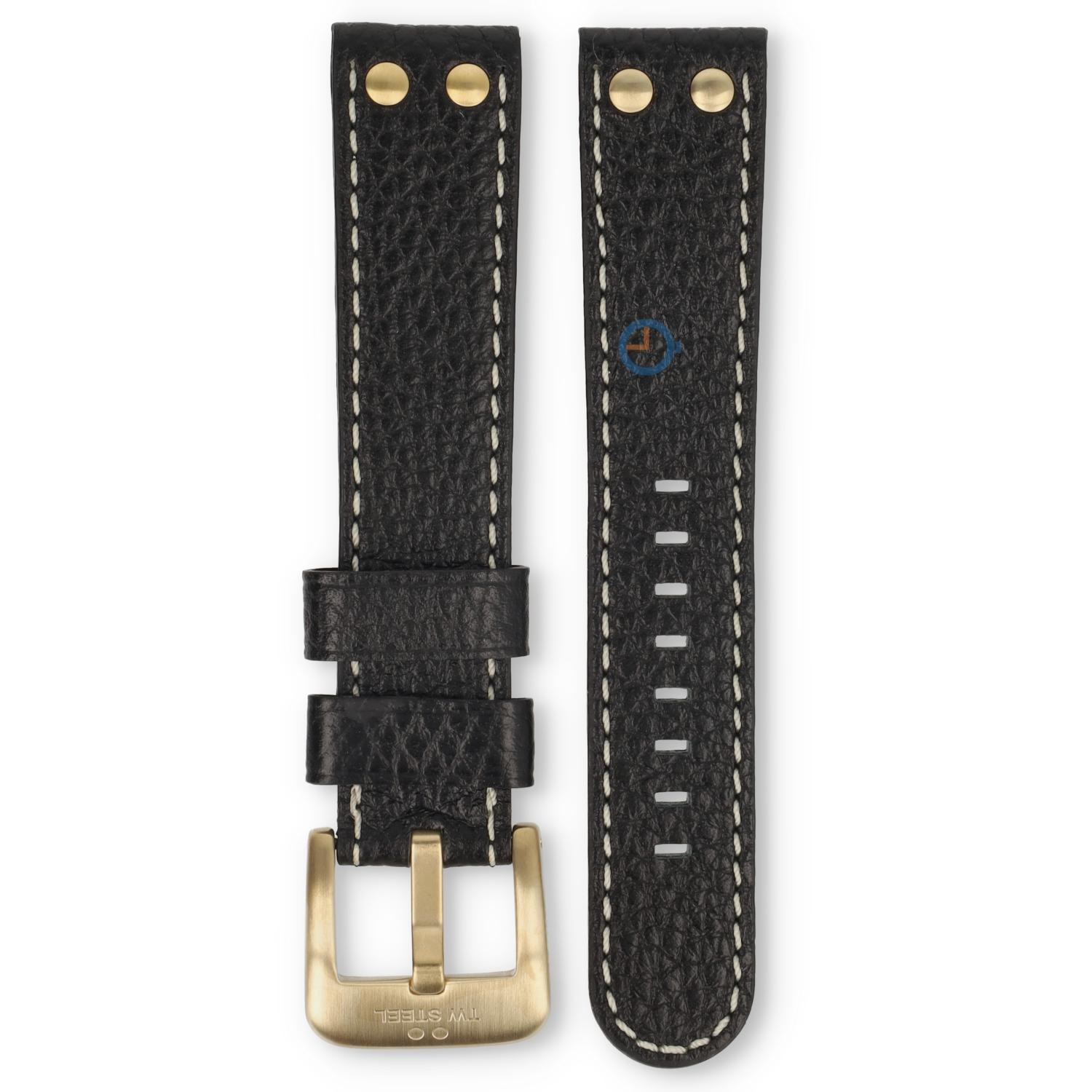 TW Steel Canteen watch strap black XL - 22mm