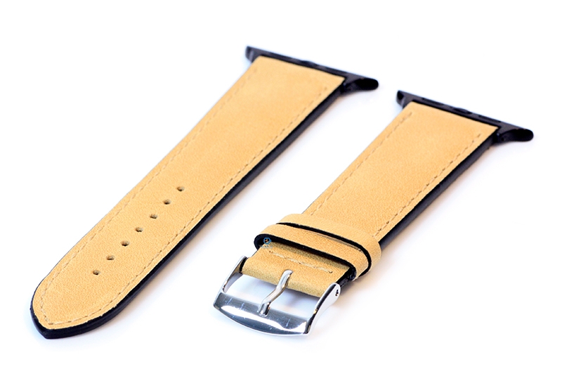 Apple Watch strap calf leather honey yellow - 44/45/46/49mm