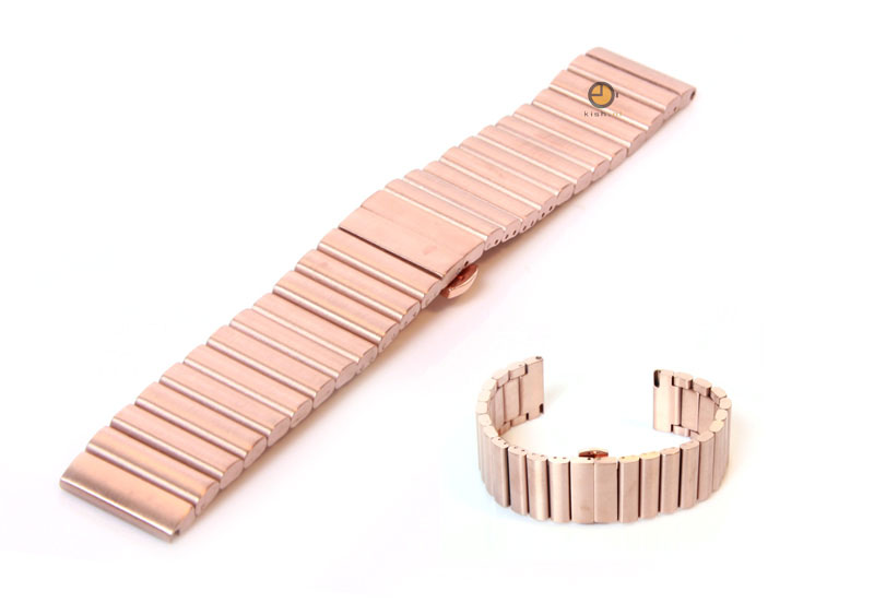 Watchstrap 24mm stainless steel rose gold