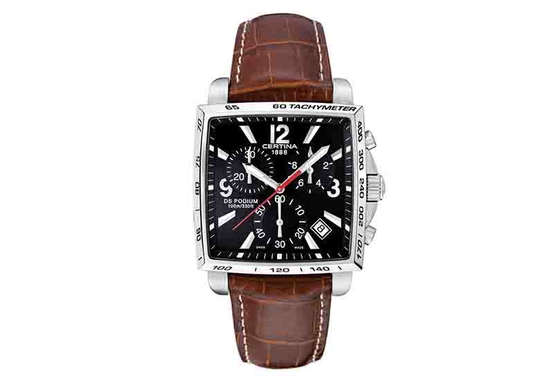 Certina leather strap C0015171605701A 23/18mm