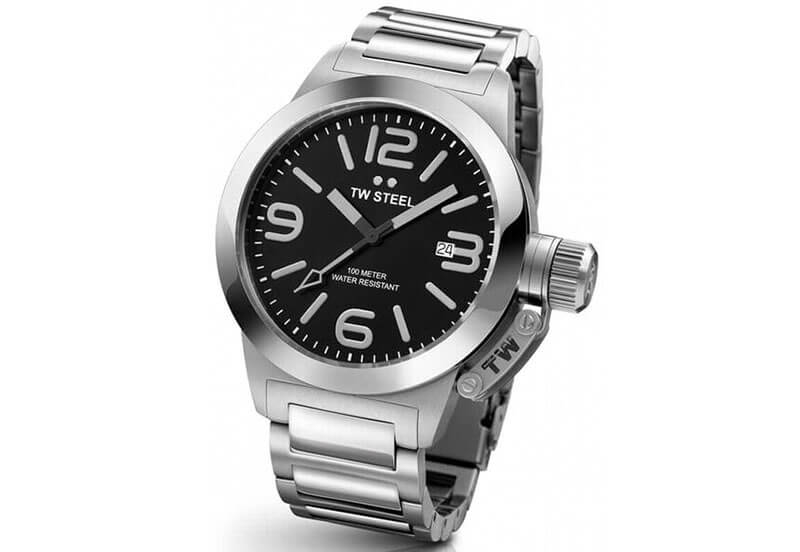 TW Steel Canteen TW300 watch strap silver - 20mm