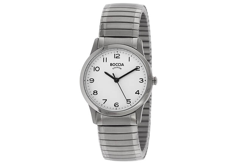 Boccia 3287-01 watch band titanium