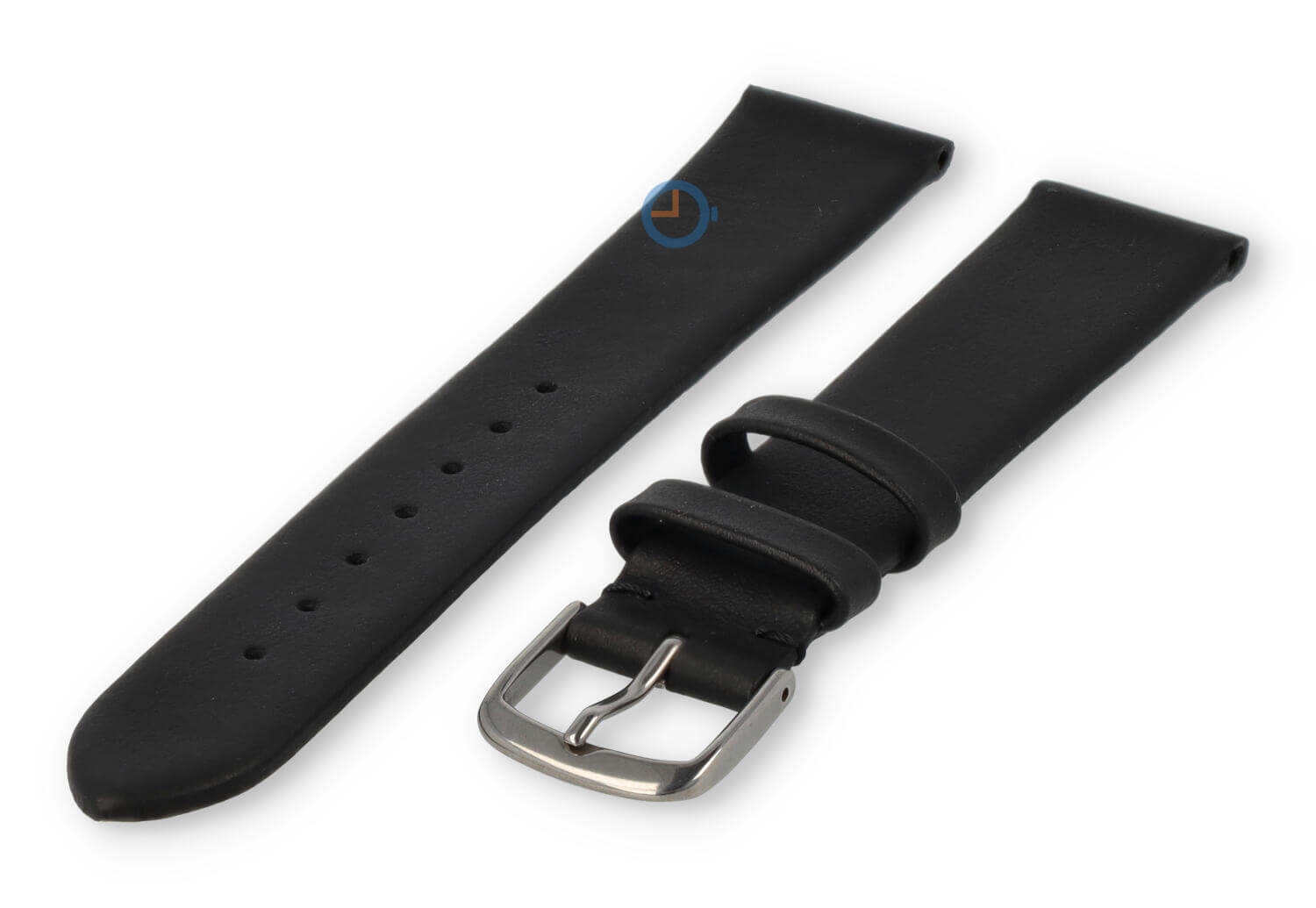 Seamless and smooth strap 16mm - black