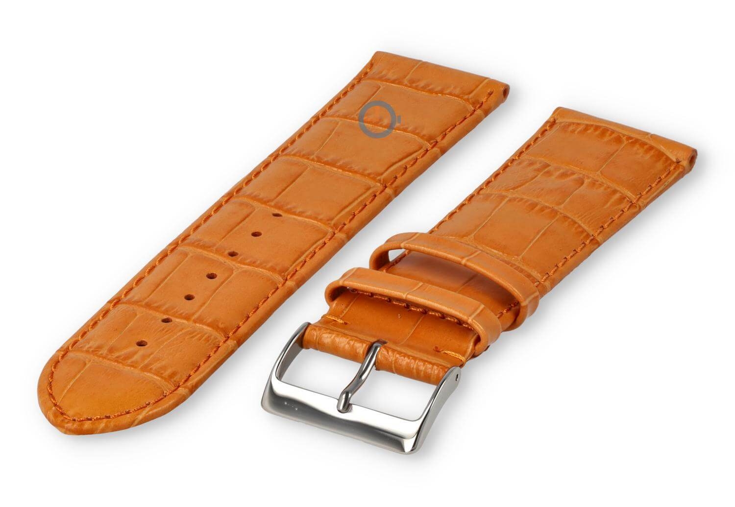 XL Calfskin watch strap - 26mm - orange